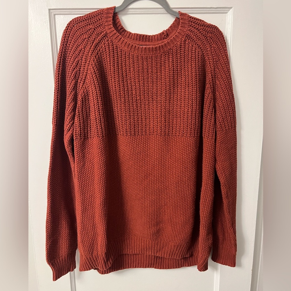 BDG Burnt Orange Cotton/Acrylic Sweater
